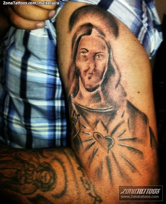 Tattoo photo Christ, Religious