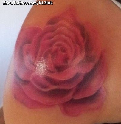 Tattoo photo Roses, Flowers