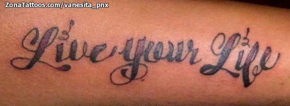 Tattoo photo Messages, Letters