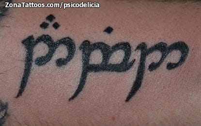 Tattoo photo Elvish