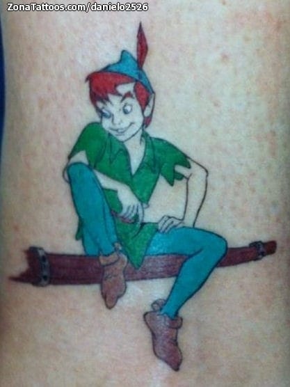 Foto de tatuaje Peter Pan, Disney