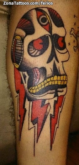 Foto de tatuaje Calaveras, Old School