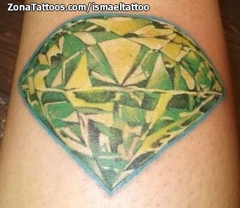 Foto de tatuaje Diamantes