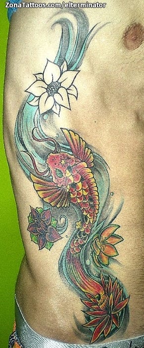 Foto de tatuaje Koi, Peces, Animales