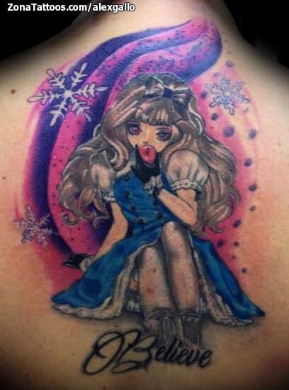 Foto de tatuaje Manga, Chicas