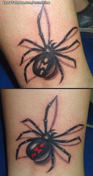 Foto de tatuaje Arañas, Insectos