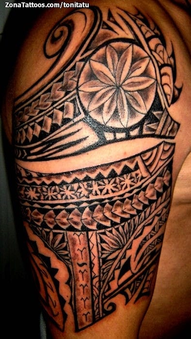 Tattoo photo Maori, Arm