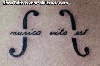 Tattoo photo Messages, Letters