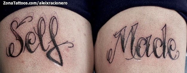 Foto de tatuaje Frases, Letras