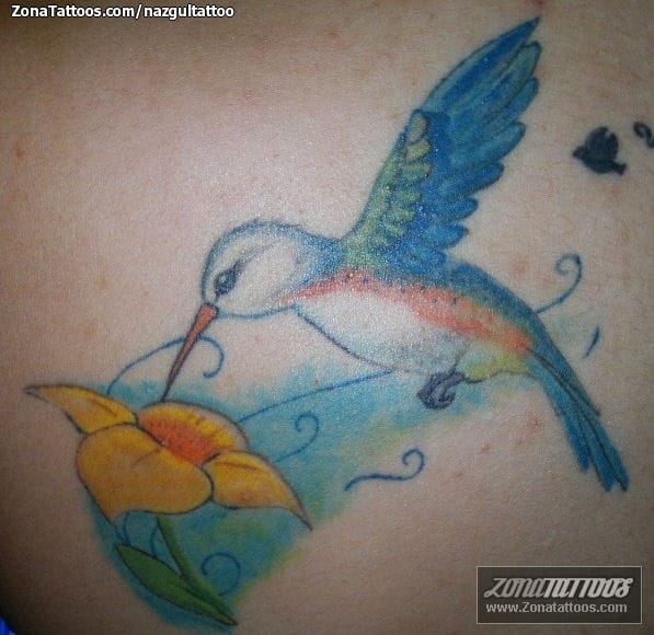 Tattoo photo Birds, Flowers, Animals