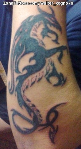 Foto de tatuaje Dragones, Fantasía