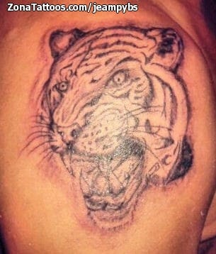 Tattoo photo Tigers, Animals