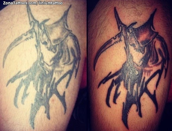Tattoo photo Santa Muerte