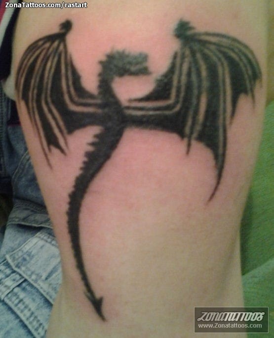 Tattoo photo Dragons, Fantasy