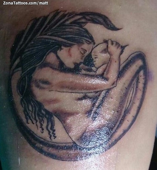 Foto de tatuaje Sirenas, Fantasía