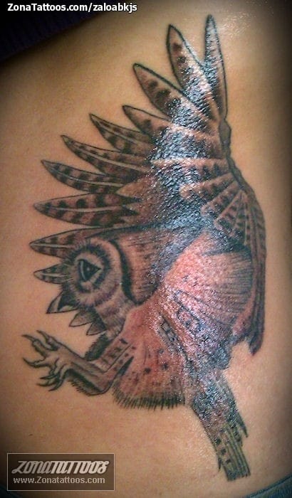 Tattoo photo Owls, Birds, Animals