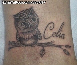 Foto de tatuaje Celia, Nombres, Letras