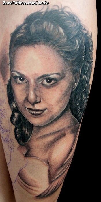 Foto de tatuaje Retratos, Rostros, Personas