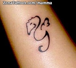 Tattoo photo Seahorses, Silhouettes, Animals