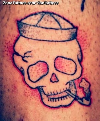 Foto de tatuaje Calaveras, Marineros