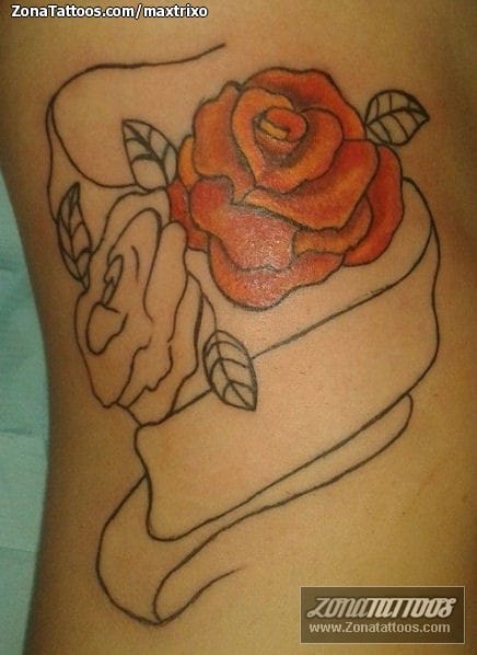 Tattoo photo Roses, Flowers