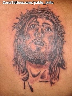 Tattoo photo Christ, Religious, Thorns