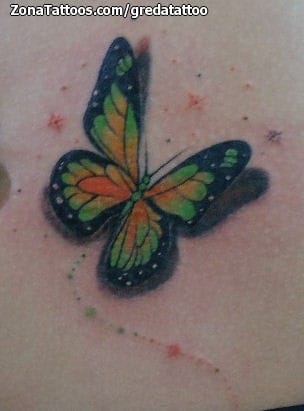 Foto de tatuaje Mariposas, Insectos