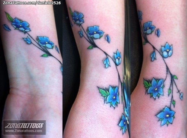 Foto de tatuaje Flores