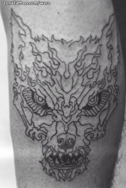 Foto de tatuaje Lobos, Zombis, Animales