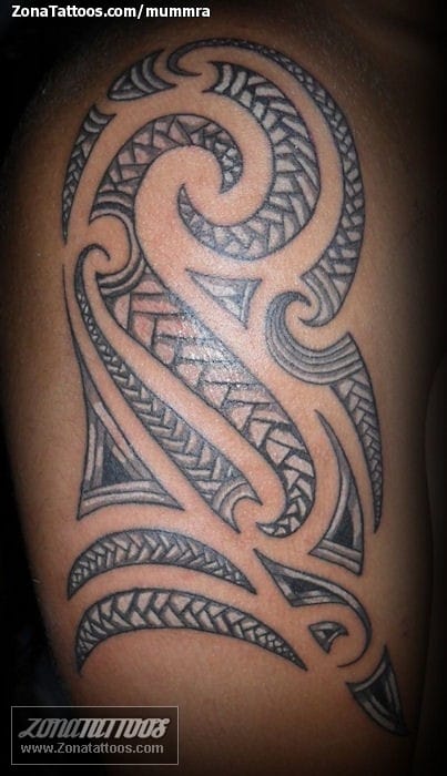 maori elbow tattoos