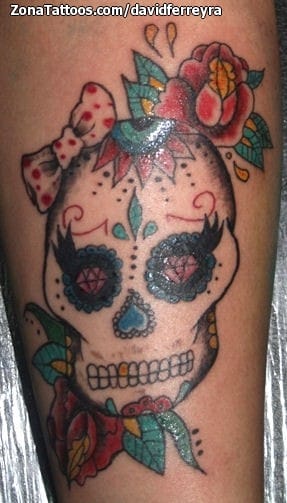 Foto de tatuaje Sugar Skull