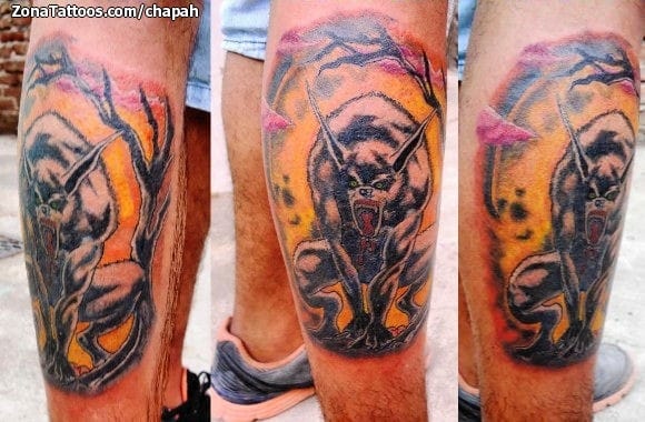 Tattoo photo Werewolves, Fantasy