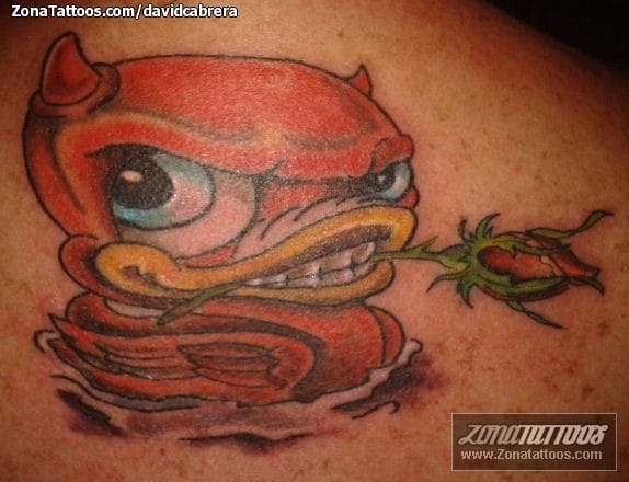 Tattoo photo Animals, Demons, Ducks