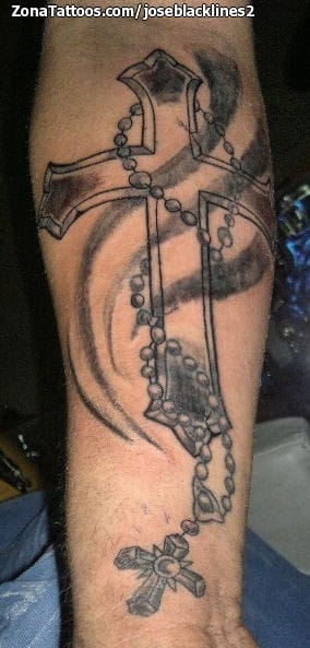 Tattoo photo Crosses, Rosaries, Religious