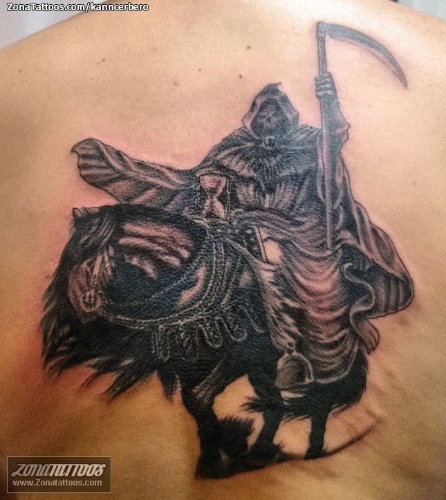 Foto de tatuaje Jinetes, Caballos, Muertes