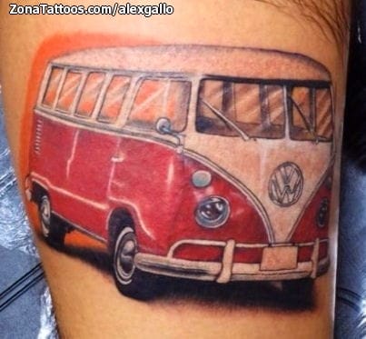 Foto de tatuaje Coches, Vehículos, Furgonetas