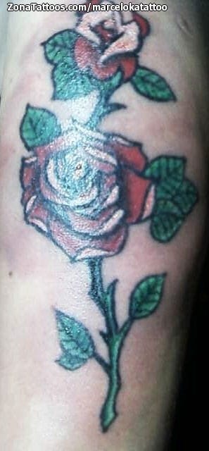 Foto de tatuaje Rosas, Flores