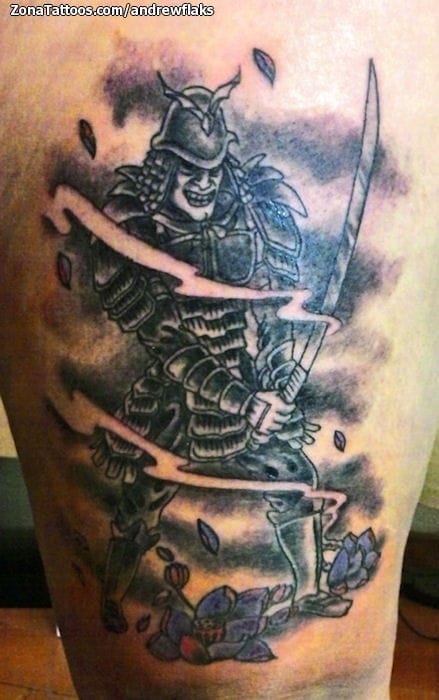 Foto de tatuaje Samurais, Guerreros, Orientales