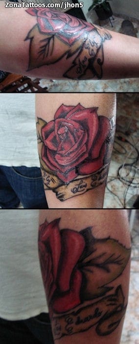 Tattoo photo Roses, Flowers