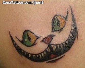 Tattoo photo Cats, Fairytales, Cheshire