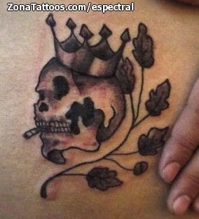 Foto de tatuaje Calaveras, Coronas, Old School