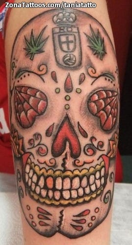 Foto de tatuaje Sugar Skull