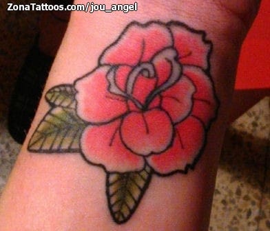 Foto de tatuaje Rosas, Flores, Old School