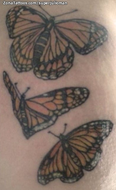 Foto de tatuaje Mariposas, Insectos