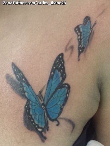 Foto de tatuaje Mariposas, Insectos