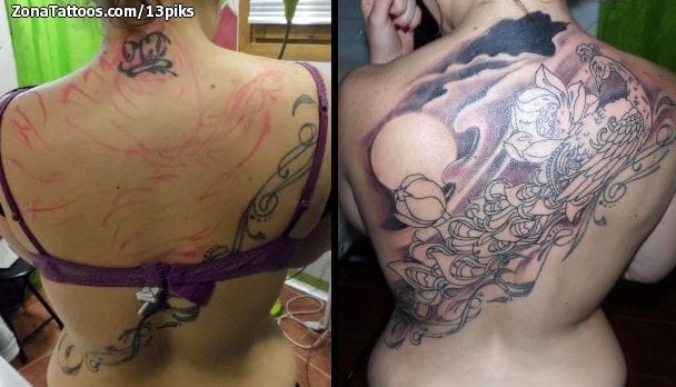 Tattoo of Turkeys, Asian, Cover Up
