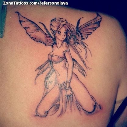 Foto de tatuaje Hadas, Fantasía, Manga