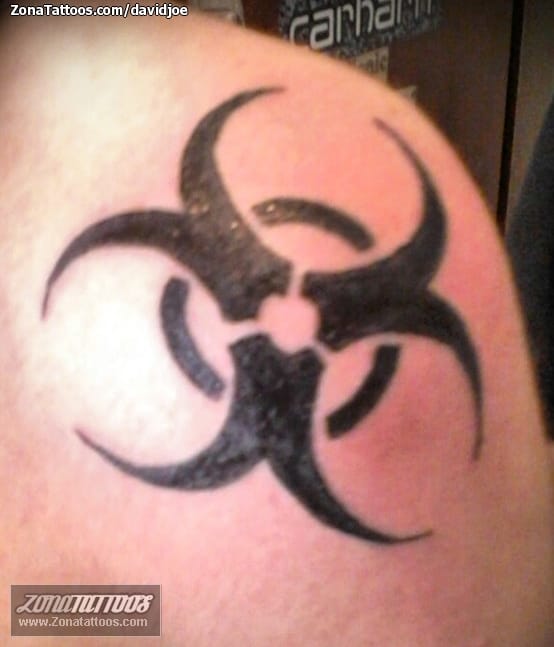 Tattoo photo Biohazard