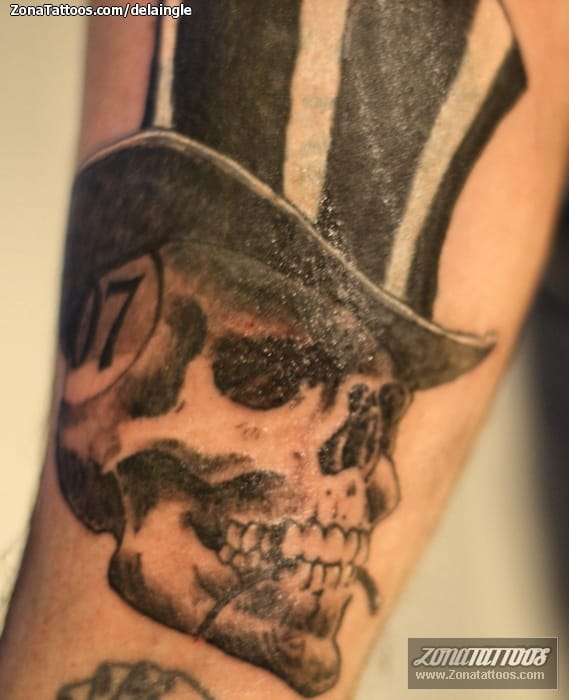 Foto de tatuaje Calaveras, Sombreros