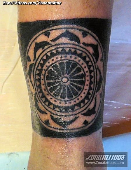 Tattoo photo Dolphins, Mandalas, Bracelets